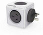 Allocacoc 2 Way Outlet Powercube Board Extension Plug + 2 USB