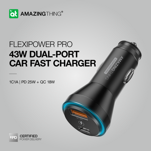 AMAZINGTHING Speed Pro 66W USB Type-C Fast Charge Car Adapter Cigarette Lighter