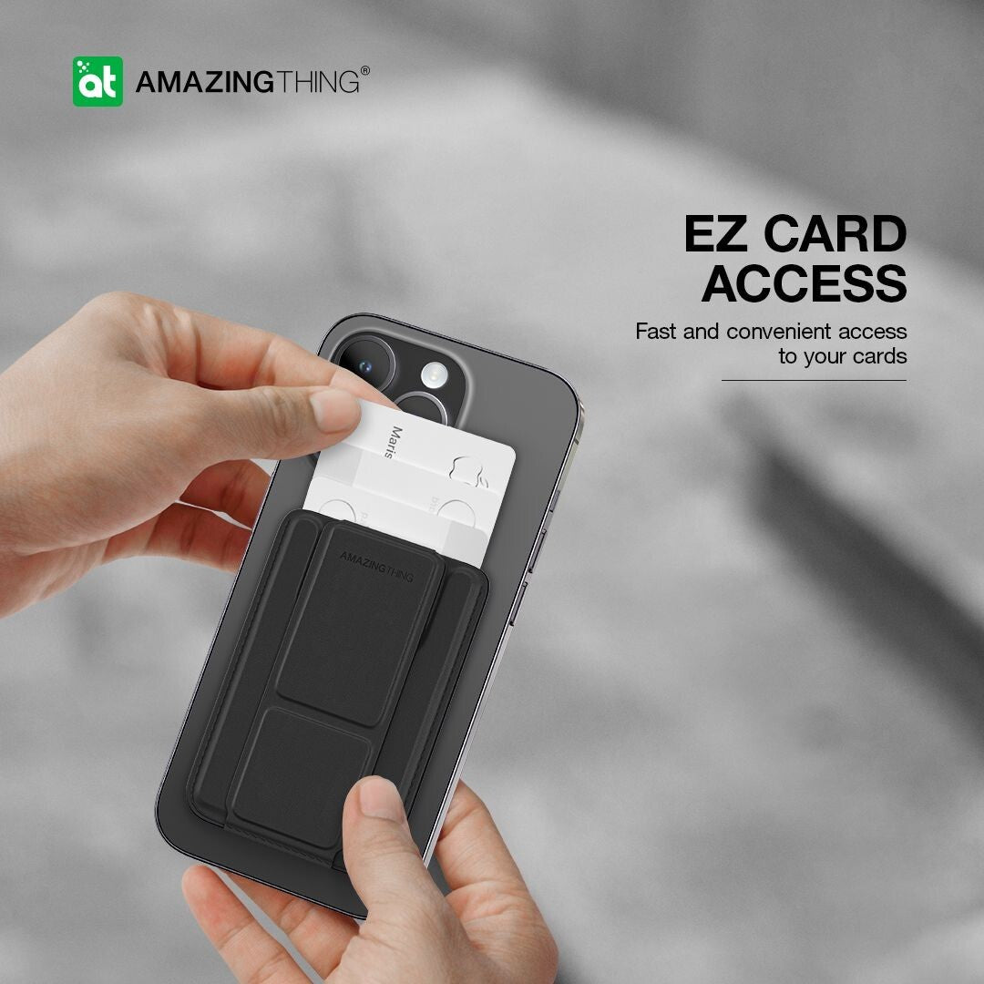 AMAZINGTHING Marsix Pro Mag Phone Grip Stand Magsafe Magnetic Wallet Fold Stand