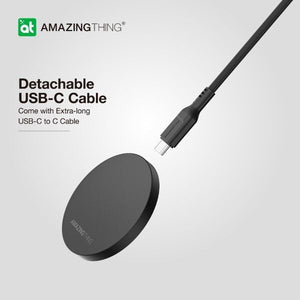 AMAZINGTHING Thunder Pro Magsafe Holder Magnetic 15W Wireless Charging iPhone 16