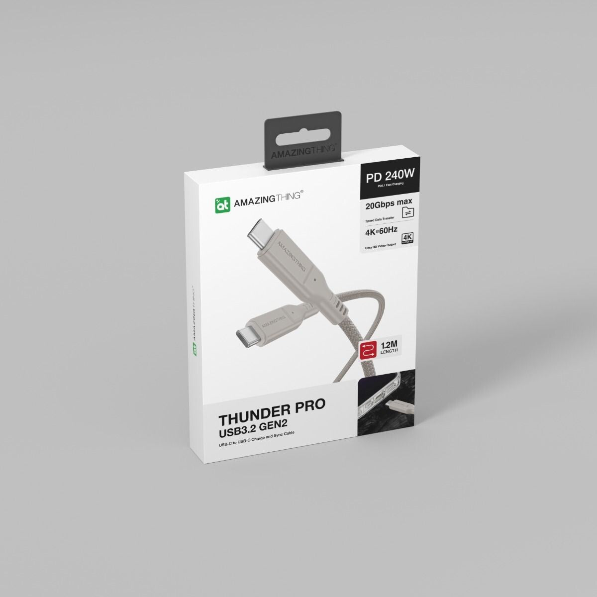AMAZINGTHING 240W USB 3.2 USB Type-C to USB-C Cable Fast Charge Premium Charger