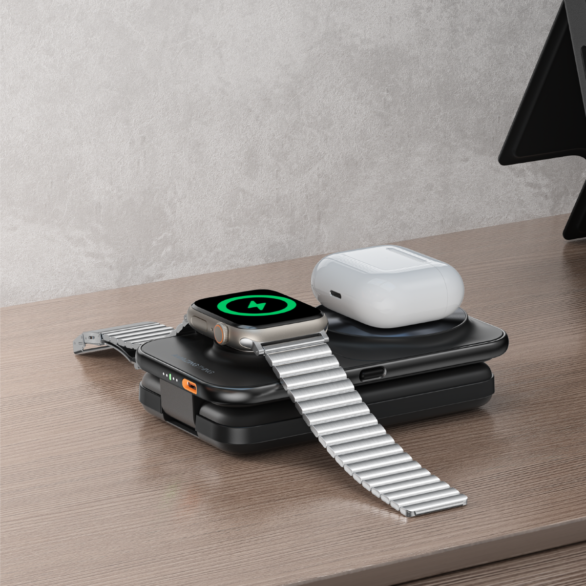 AMAZINGTHING 22.5W 8000mAh Fast Magsafe Magnetic Portable Power Bank + Stand