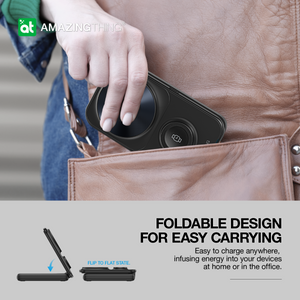 AMAZINGTHING 22.5W 8000mAh Fast Magsafe Magnetic Portable Power Bank + Stand