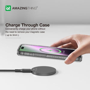 AMAZINGTHING Thunder Pro Magsafe Holder Magnetic 15W Wireless Charging iPhone 16