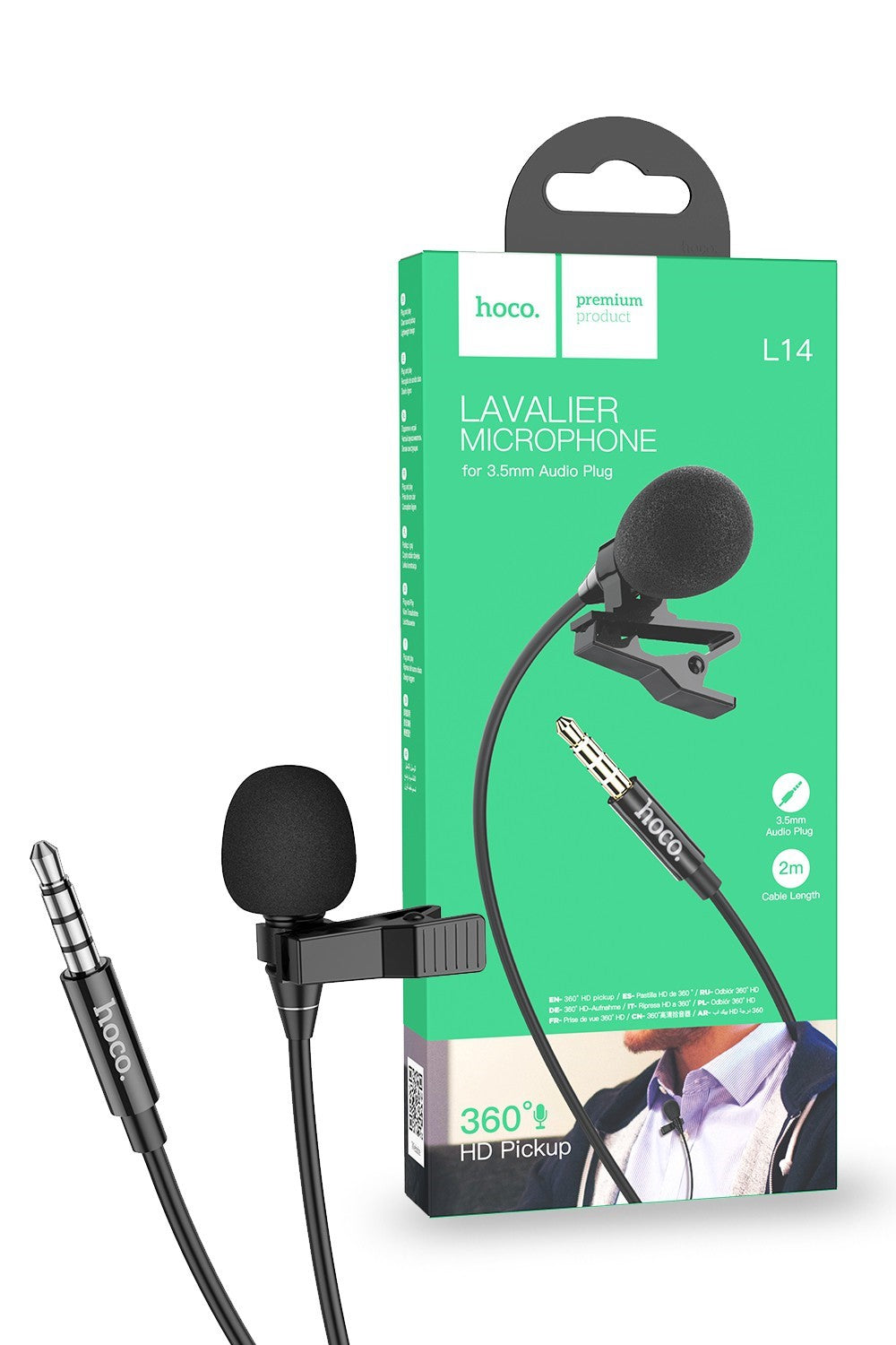 Microphone L14 lavalier for 3.5mm - HOCO