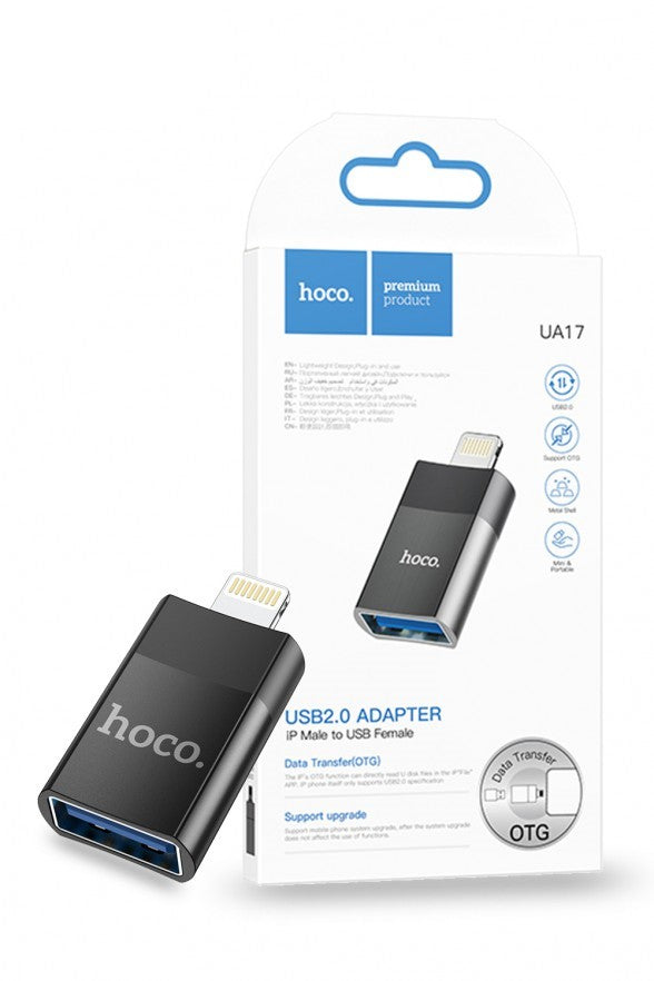Adapter Lightning to HDMI & USB «UA4» video audio converter - HOCO