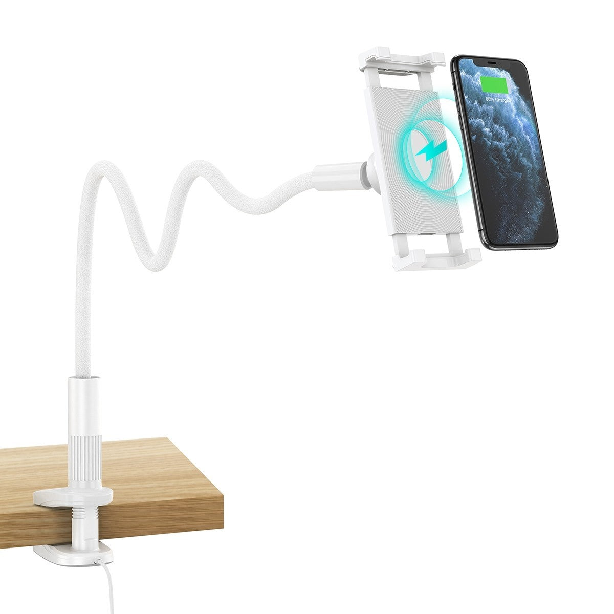 Choetech 15W Wireless Charging Desk Stand 360° Phone Holder Cradle