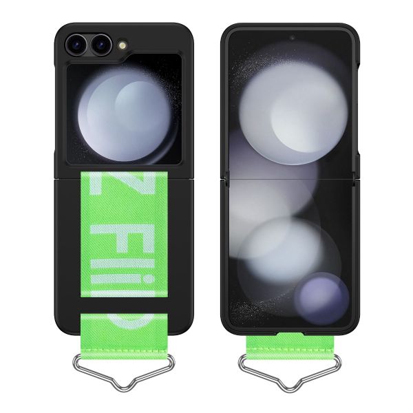 Blacktech Samsung Galaxy Z Flip 6 / 7 FE Chic Cover Strap Protective Case
