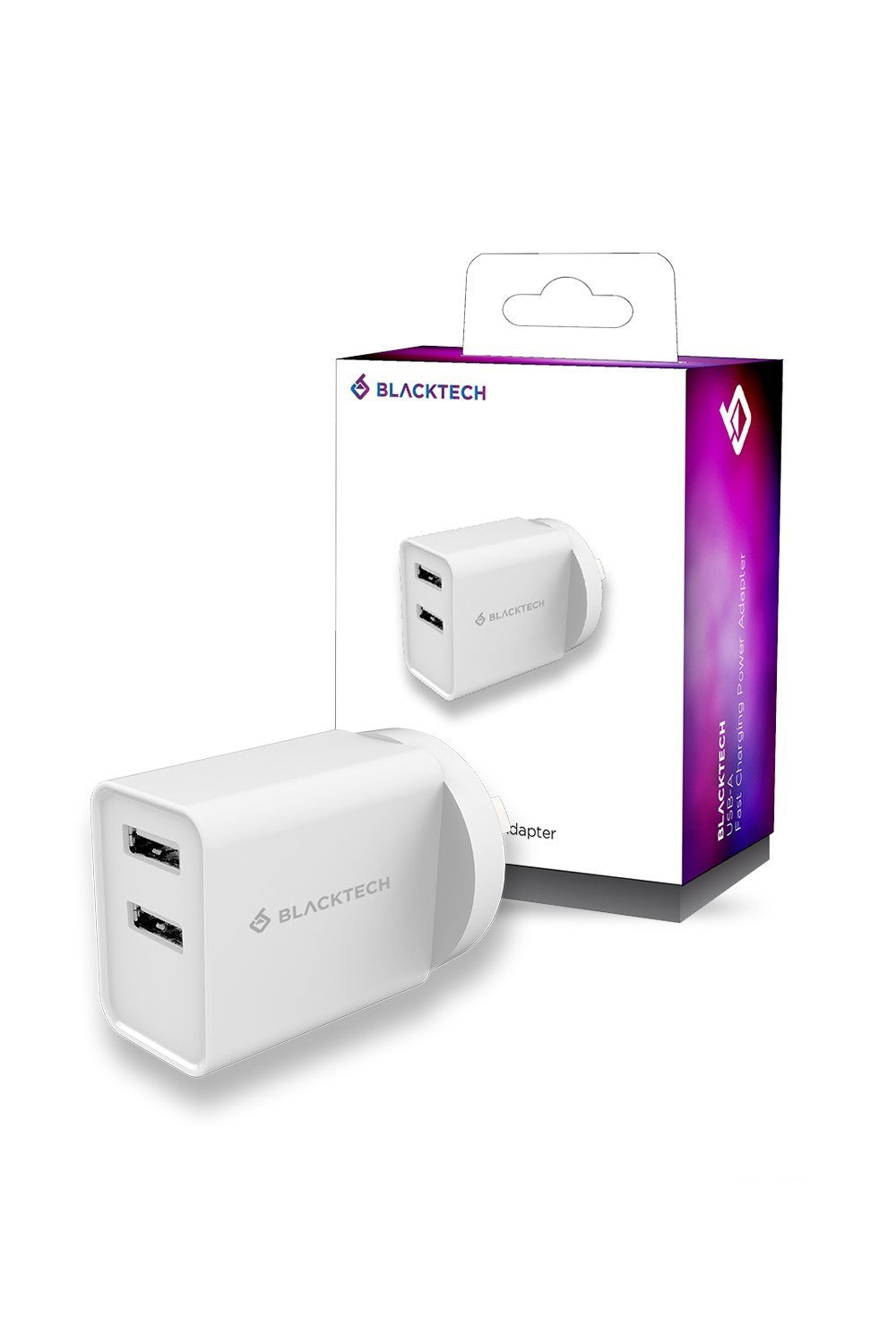Blacktech 10.5W Dual USB-A Fast Wall Charger Power Adapter