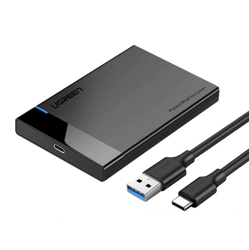 UGREEN 2.5 Inch Hard Drive Enclosure USB-C 3.1 Gen2 SSD HDD External Case