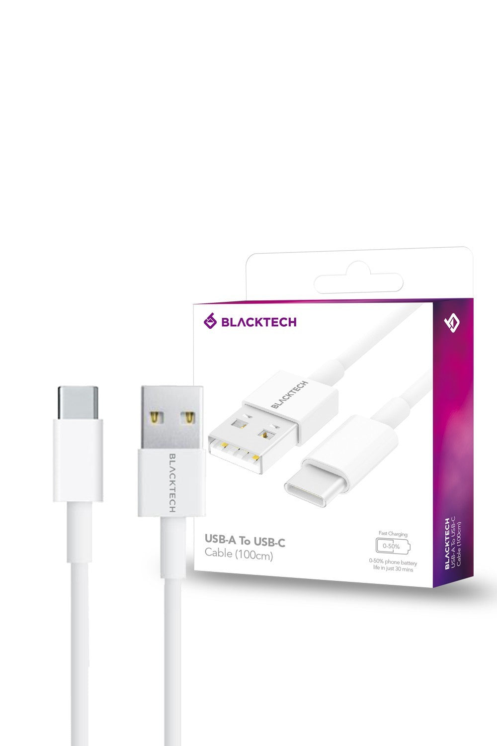 Blacktech USB to USB Type-C Fast Charging Data Cable