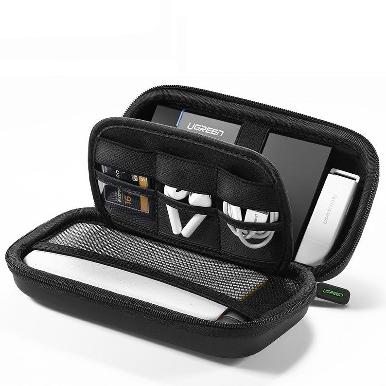UGREEN External Hard Drive Case Bag Travel Electronic Accessories Organizer Bag