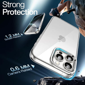 iPhone 12 Pro Max Blacktech 1.5mm Thick Silicone Case Ultra-Slim Grip