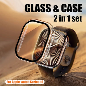 Blacktech Apple Watch 4 / 5 / 6 / SE 40mm Case With Tempered Glass