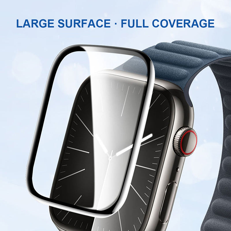 Blacktech Apple Watch 4 / 5 / 6 / SE 44mm 3D Curved Full Cover Screen Protector
