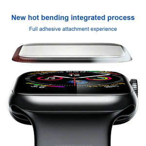 Blacktech Apple Watch 4 / 5 / 6 / SE 44mm 3D Curved Full Cover Screen Protector