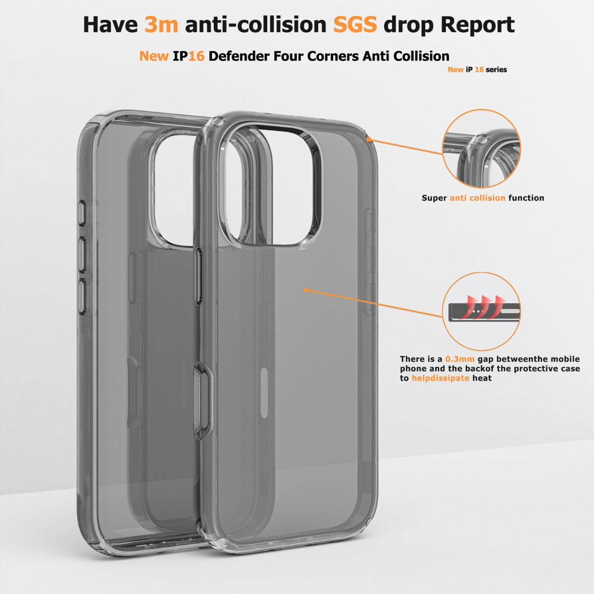 iPhone 13 Pro Blacktech Stay Black Case Matte Grip