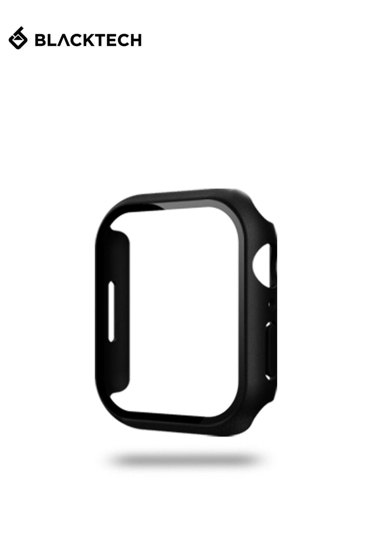 Blacktech Apple Watch 7 / 8 / 9 41mm Case With Tempered Glass