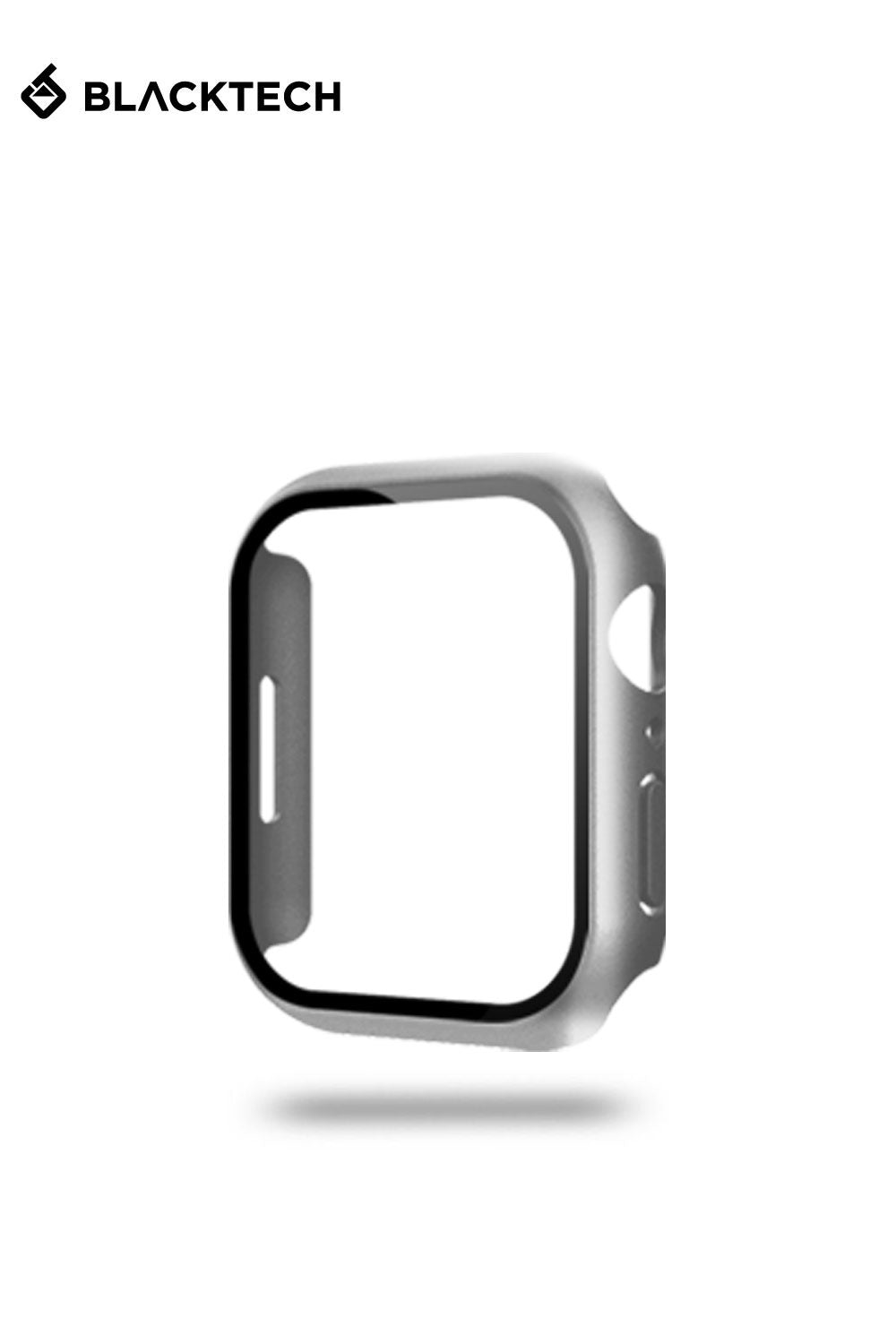 Blacktech Apple Watch 7 / 8 / 9 45mm Case With Tempered Glass