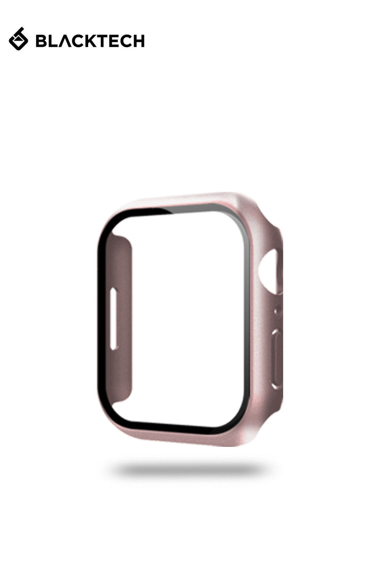 Blacktech Apple Watch 7 / 8 / 9 41mm Case With Tempered Glass