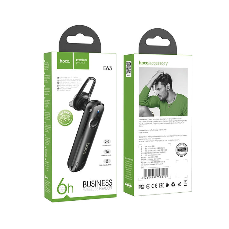 Hoco Wireless Bluetooth Earpiece for Hands-Free Calls and Music