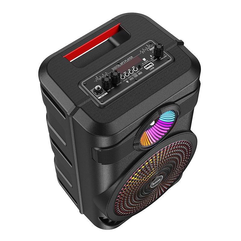 Hoco Bluetooth Karaoke Speaker with Wired Microphone and RGB Lights