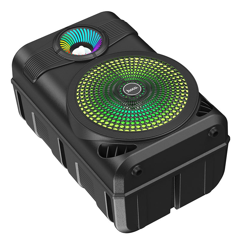 Hoco Bluetooth Karaoke Speaker with Wired Microphone and RGB Lights