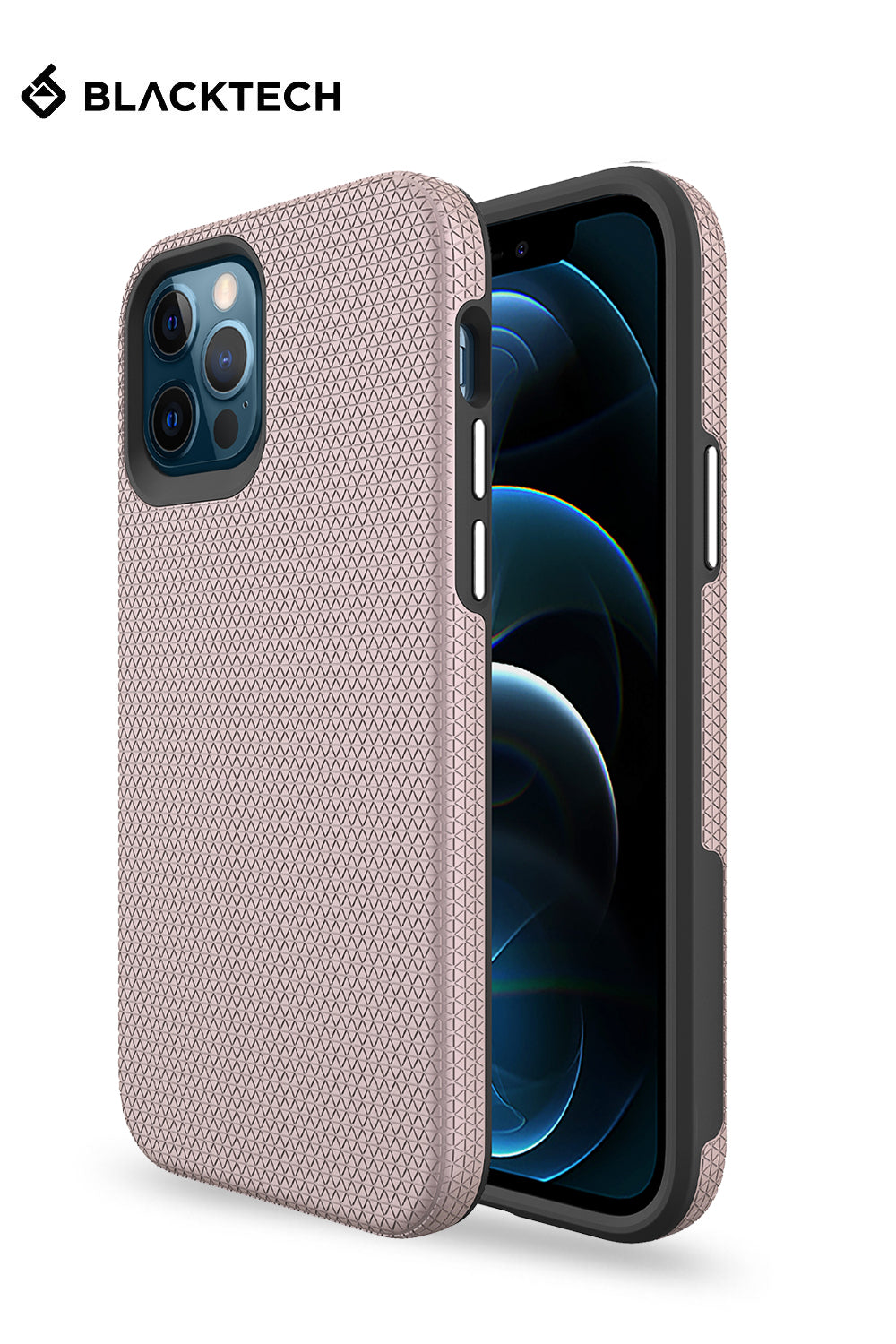 iPhone 14 Blacktech Triangle Armor Case Rugged Grip