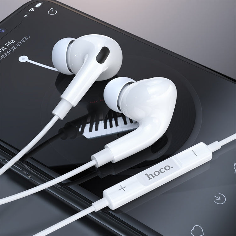 Hoco Pro 3.5mm Handsfree Earphones with 14mm Driver and Built-In Microphone