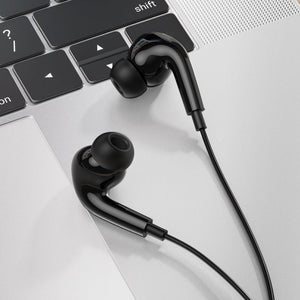 Hoco Pro 3.5mm Handsfree Earphones with 14mm Driver and Built-In Microphone