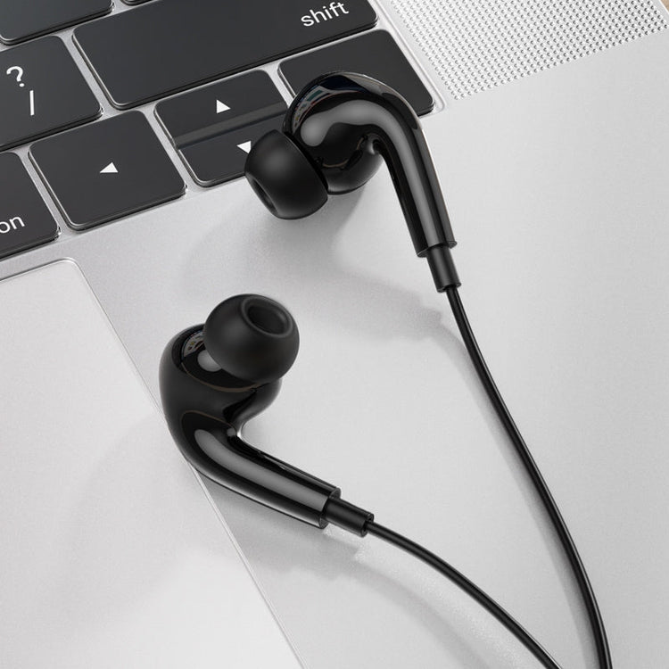 Hoco Pro 3.5mm Handsfree Earphones with 14mm Driver and Built-In Microphone