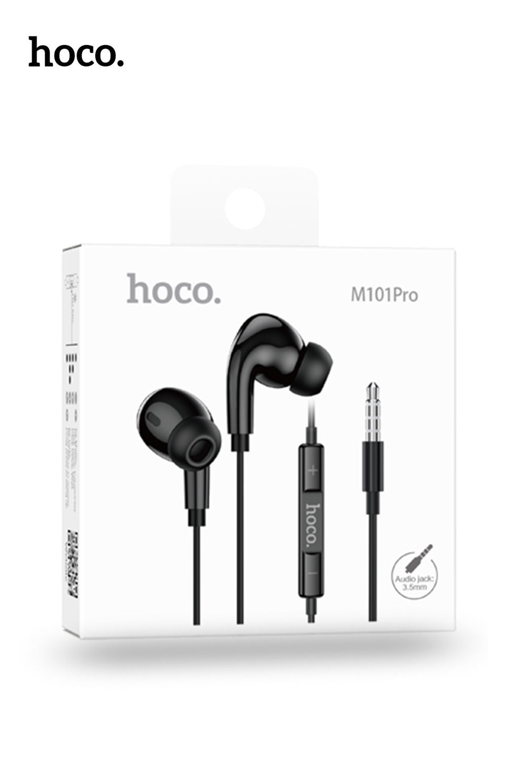 Hoco Pro 3.5mm Handsfree Earphones with 14mm Driver and Built-In Microphone