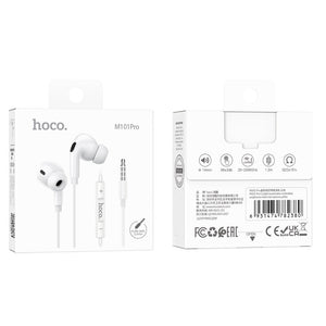 Hoco Pro 3.5mm Handsfree Earphones with 14mm Driver and Built-In Microphone