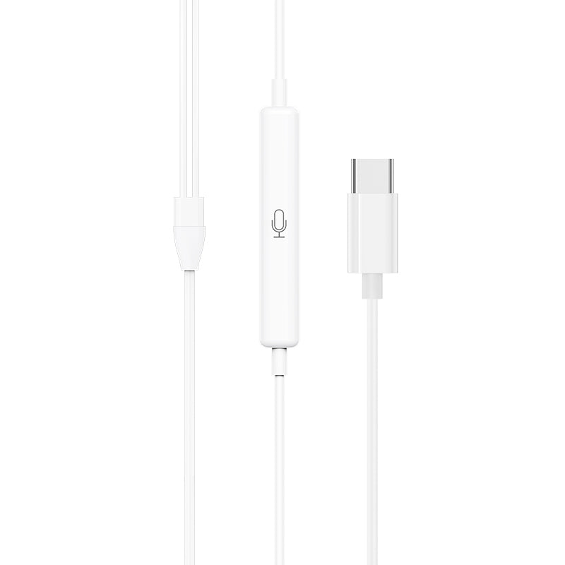 Hoco USB-C Digital Handsfree Earphones with Built-In Microphone