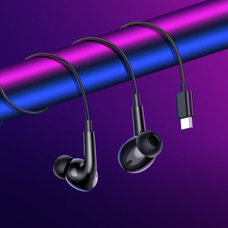 Hoco Pro USB-C Handsfree Earphones with 14mm Driver and Built-In Microphone