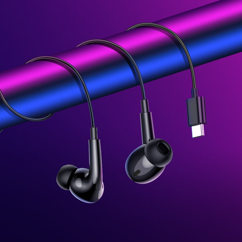 Hoco Pro USB-C Handsfree Earphones with 14mm Driver and Built-In Microphone