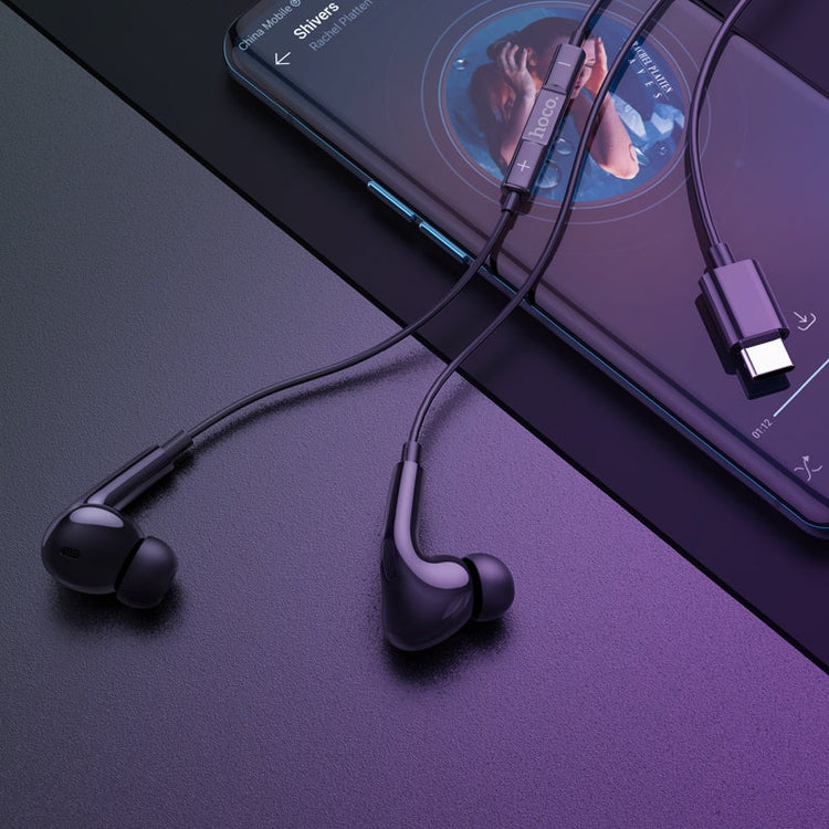 Hoco Pro USB-C Handsfree Earphones with 14mm Driver and Built-In Microphone