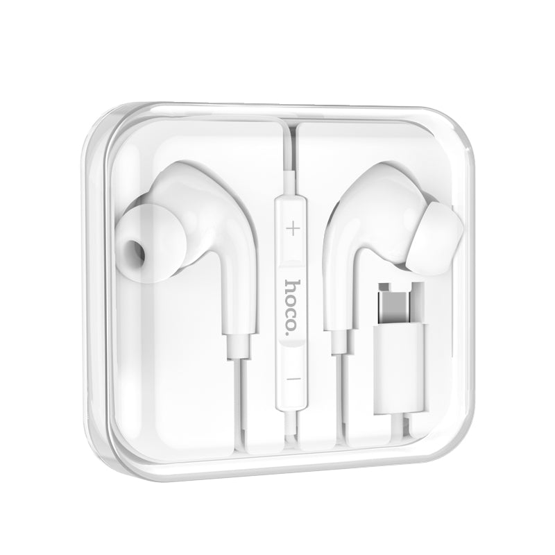 Hoco Pro USB-C Handsfree Earphones with 14mm Driver and Built-In Microphone