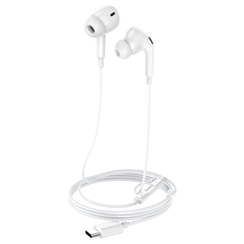 Hoco Pro USB-C Handsfree Earphones with 14mm Driver and Built-In Microphone