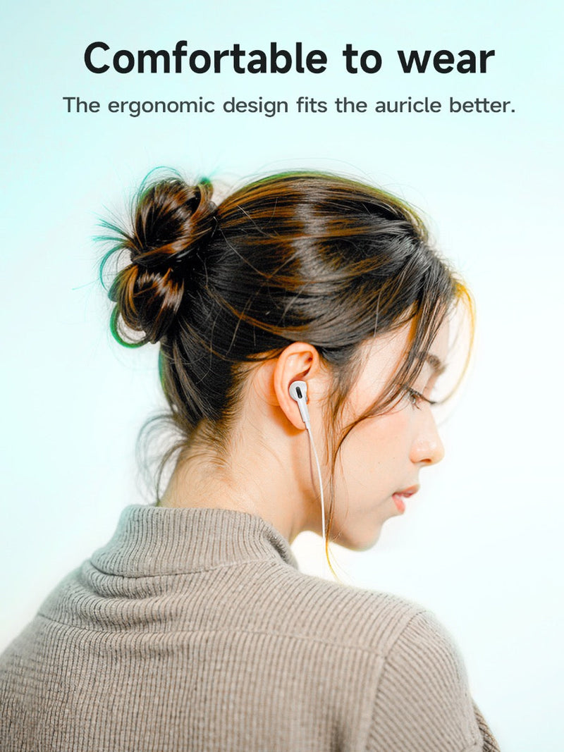 Hoco Pro USB-C Handsfree Earphones with 14mm Driver and Built-In Microphone