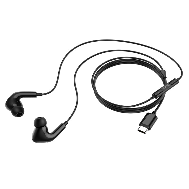 Hoco Pro USB-C Handsfree Earphones with 14mm Driver and Built-In Microphone