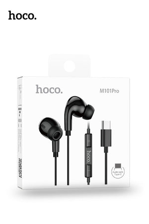 Hoco Pro USB-C Handsfree Earphones with 14mm Driver and Built-In Microphone