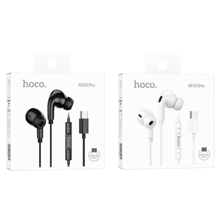 Hoco Pro USB-C Handsfree Earphones with 14mm Driver and Built-In Microphone