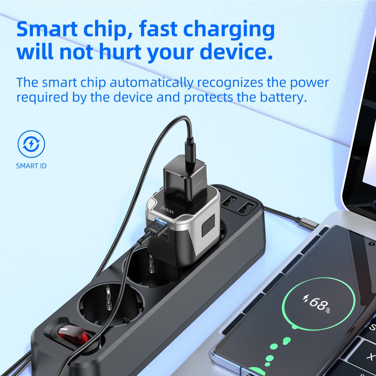 Hoco Dual USB Wall Charger Adapter Universal Fast Charging AC5