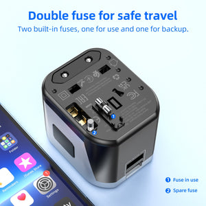 Hoco Dual USB Wall Charger Adapter Universal Fast Charging AC5