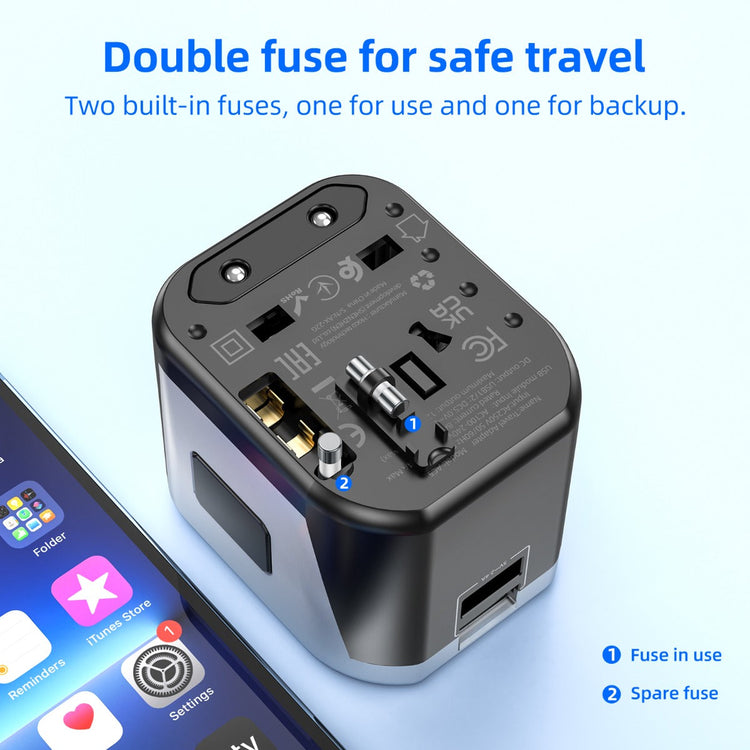 Hoco Dual USB Wall Charger Adapter Universal Fast Charging AC5