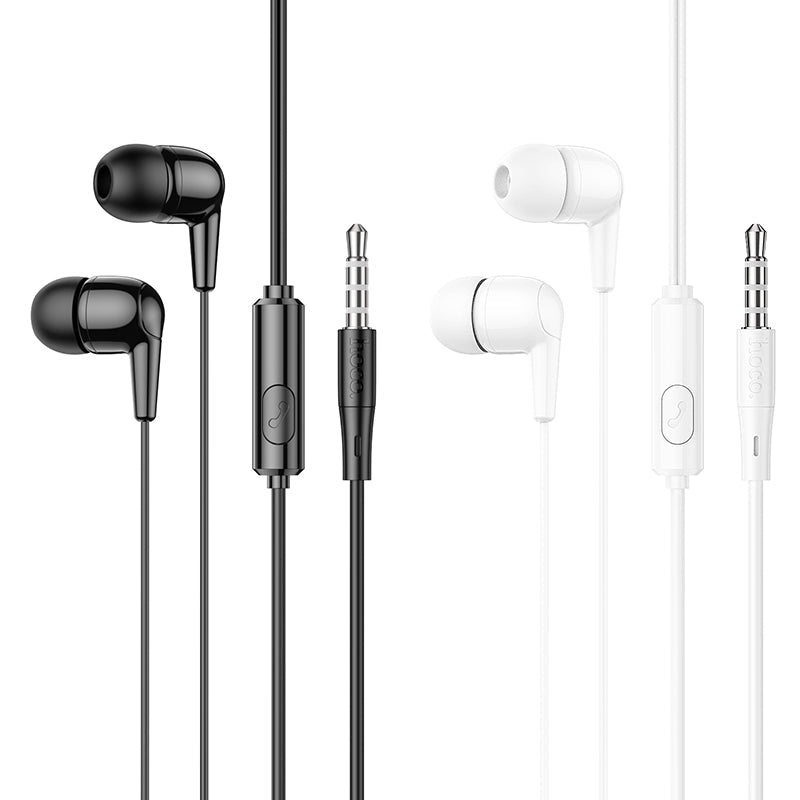 Hoco Universal 3.5mm Earphones with Built-In Microphone and Tangle-Resistant Cable