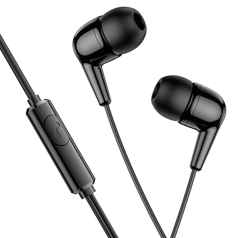 Hoco Universal 3.5mm Earphones with Built-In Microphone and Tangle-Resistant Cable