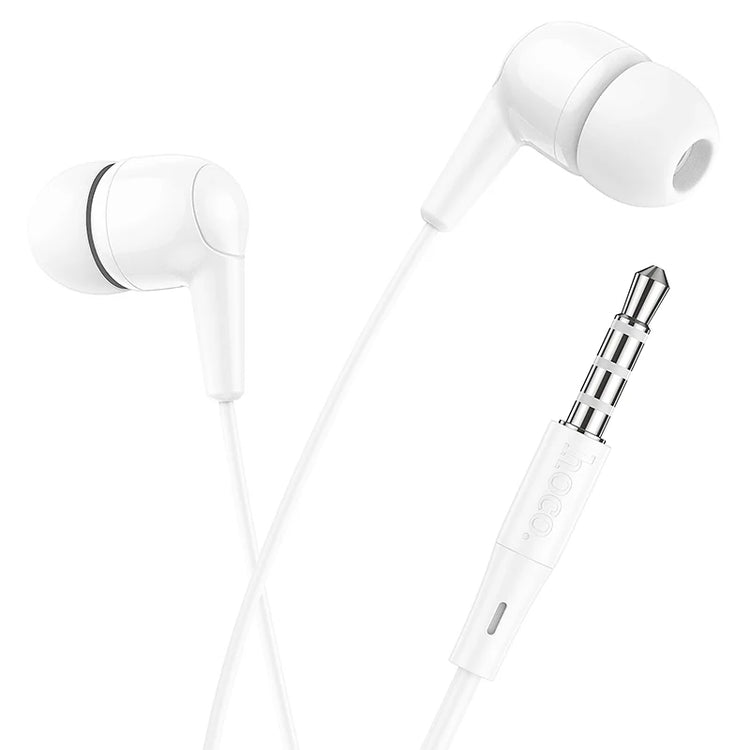 Hoco Universal 3.5mm Earphones with Built-In Microphone and Tangle-Resistant Cable