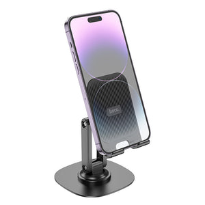 Hoco Dual Axis Rotating Desktop Phone Stand Adjustable Holder for Desk Office Black HD6